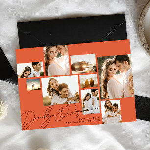 Verona Sunset Collage Multi Photo Save The Date