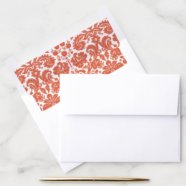 Verona Sunset Wedding Envelope Liner (Desk)