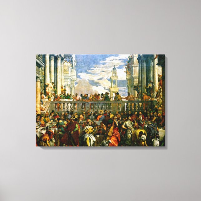 Veronese - The Wedding at Cana Canvas Print (Front)