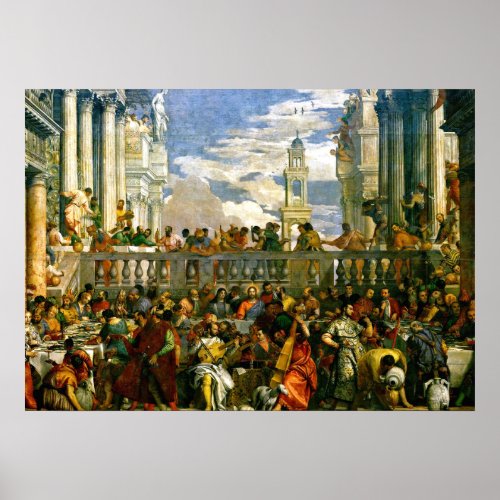 Veronese _ The Wedding at Cana Poster