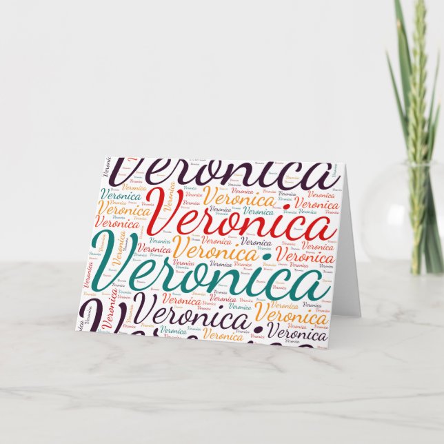 Veronica Card (Front)