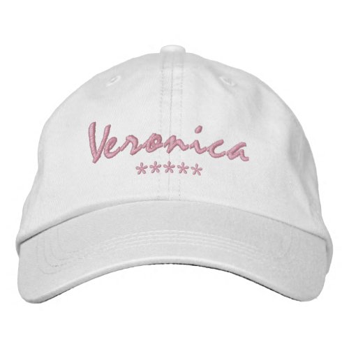 Veronica Name Embroidered Baseball Cap