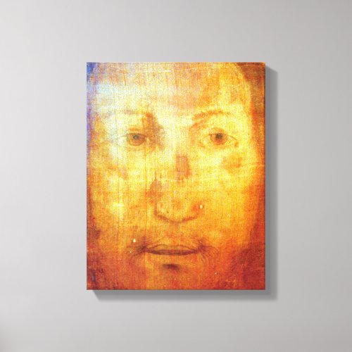 VERONICAS VEIL THE SACRED FACE OF JESUS CANVAS PRINT