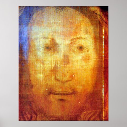 VERONICAS VEIL THE SACRED FACE OF JESUS POSTER