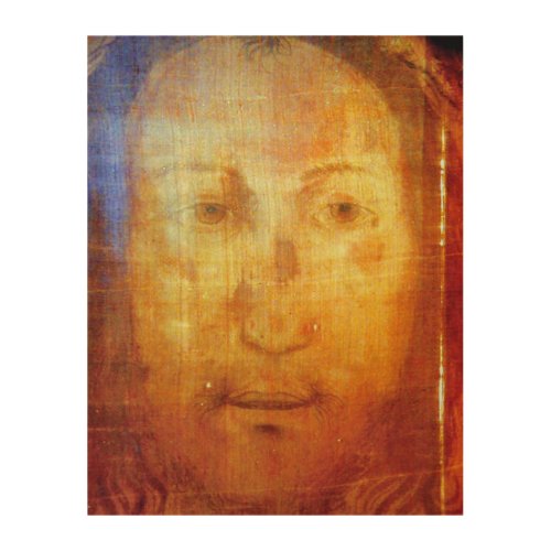 VERONICAS VEIL THE SACRED FACE OF JESUS WOOD WALL DECOR