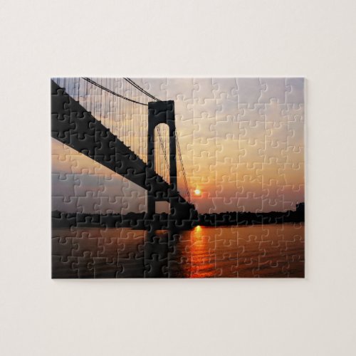 Verrazano Bridge at Dawn Jigsaw Puzzle