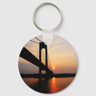 Verrazano Bridge at Dawn Keychain