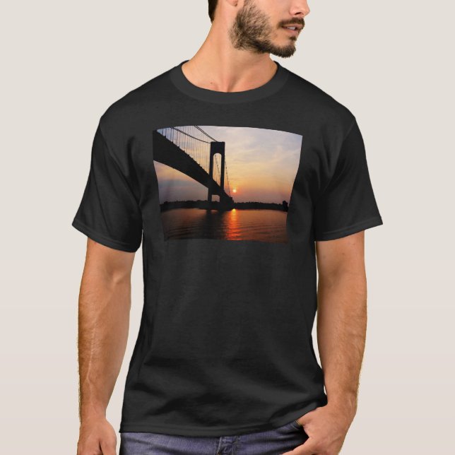 Verrazano Bridge at Dawn T-Shirt (Front)