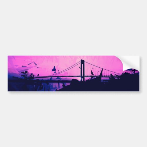 Verrazano_Narrows Bridge _ NYC Bumper Sticker