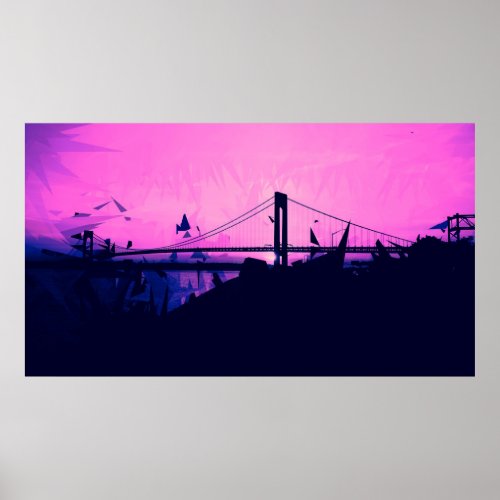 Verrazano_Narrows Bridge Poster