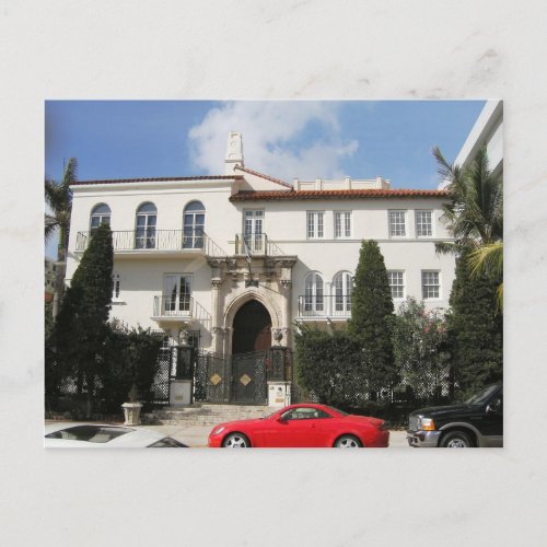Versace Mansion Postcard