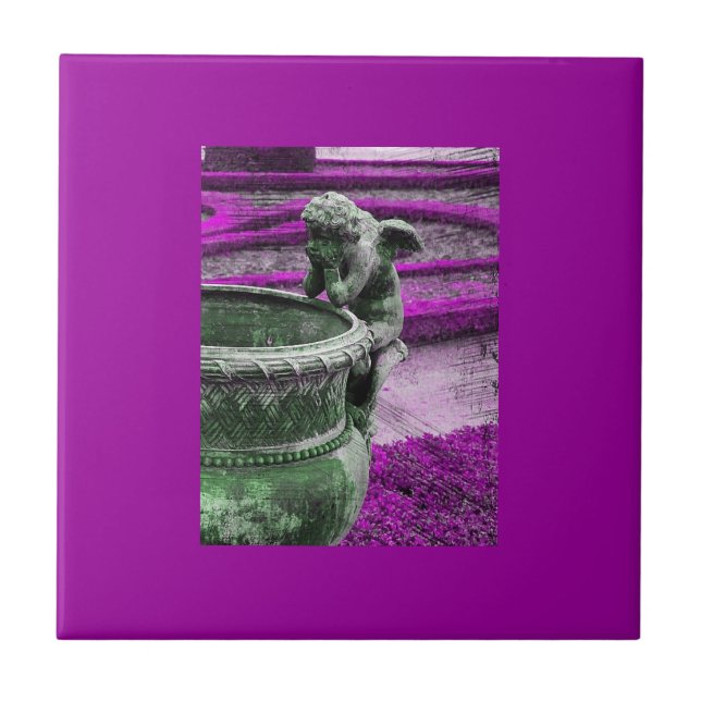 Versailles Angel Grunge Tile (Front)