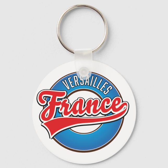 Versailles France logo Keychain (Front)
