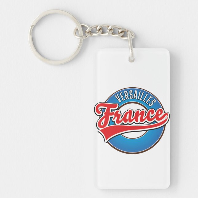 Versailles France logo Keychain (Front)