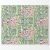 Versailles Map Wrapping Paper (Flat)