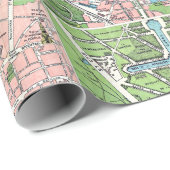 Versailles Map Wrapping Paper (Roll Corner)