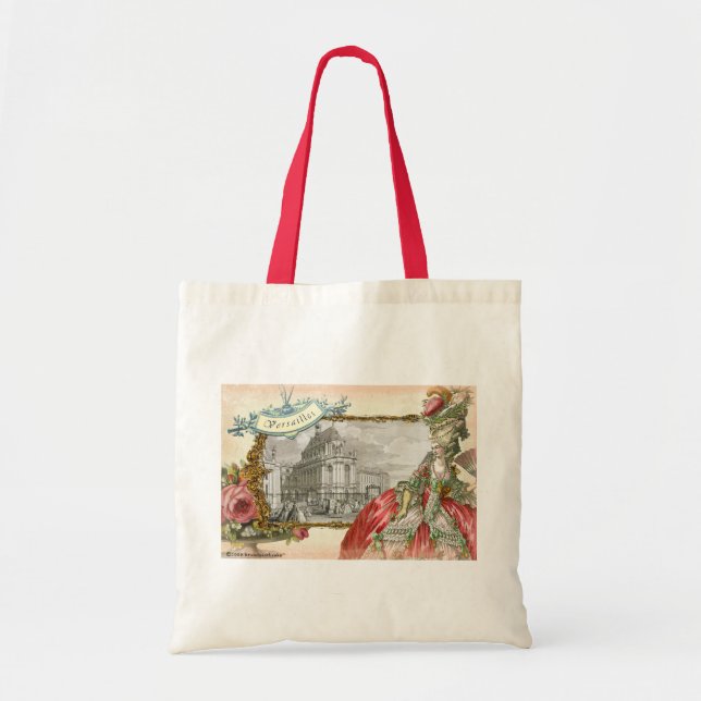 Versailles Marie Antoinette Elegance Tote Bag (Front)