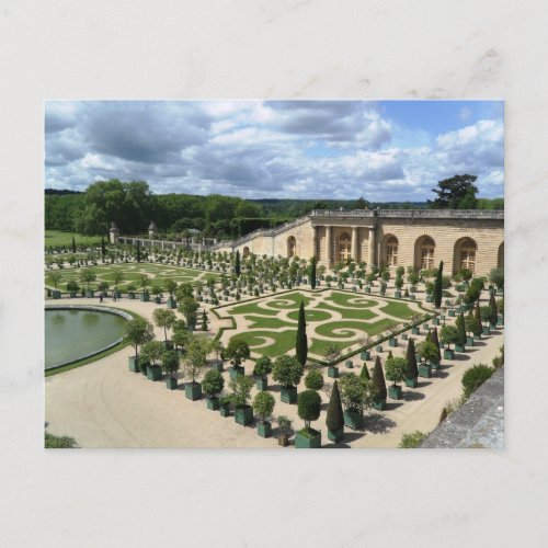 Versailles Orangerie France Gardens PostCard