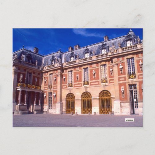 Versailles PalaceChateau Postcard
