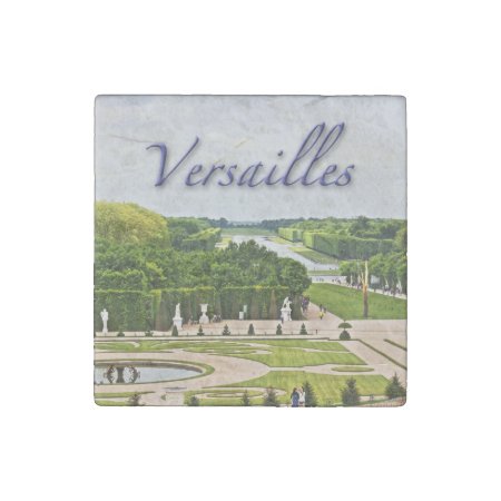 Versailles Palace Gardens Stone Magnet
