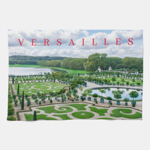Versailles Palace Gardens tea towel