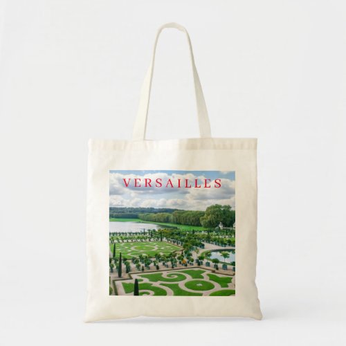 Versailles Palace Gardens view tote bag