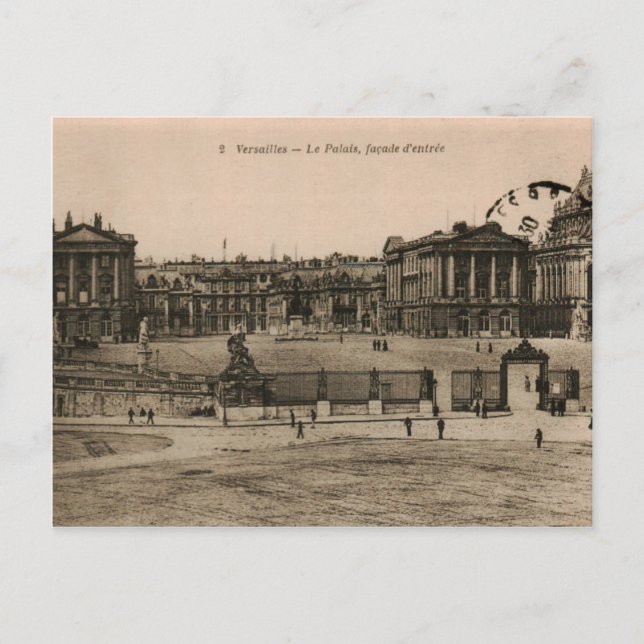 Versailles Palace Grand Trianon France 1920 Postcard (Front)