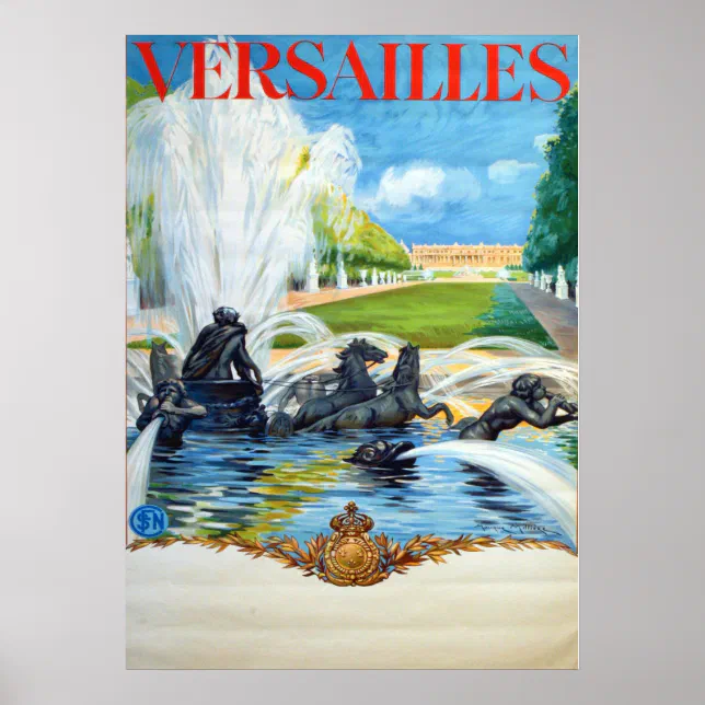 VERSAILLES POSTER | Zazzle