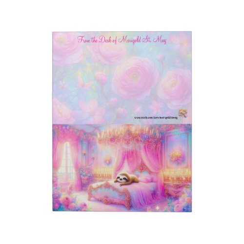 Versailles Sloth Notepad