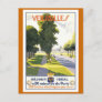 Versailles Vintage French Travel Poster Postcard