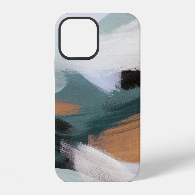 Versatile Abstract Landscape: Artistic Acrylic  Iphone Case (Back)
