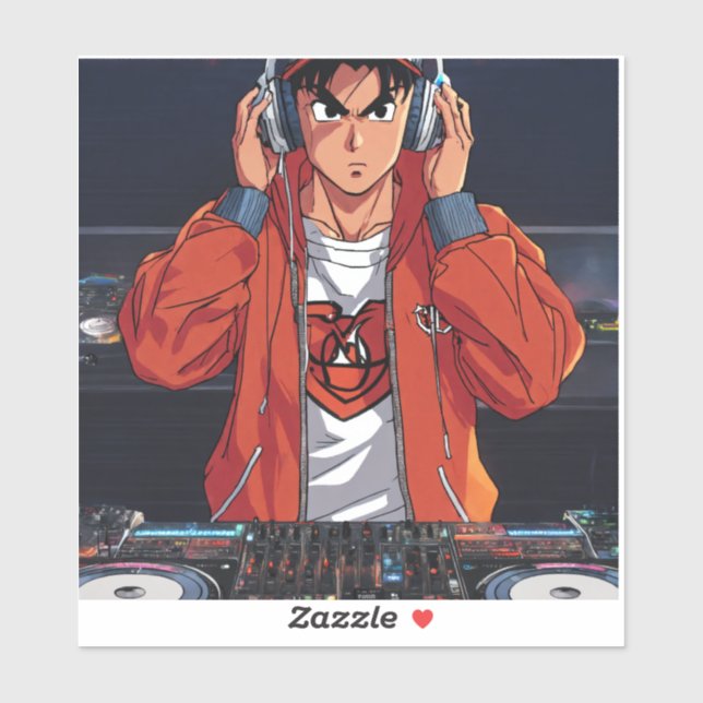 Versatile DJ Logo - Celebrating the Fusion  Sticker (Sheet)
