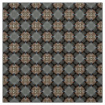 Versatile Gray and Brown Crafting Pattern Fabric 