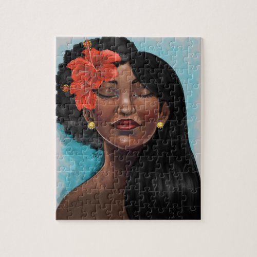 Versatile hair jigsaw jigsaw puzzle