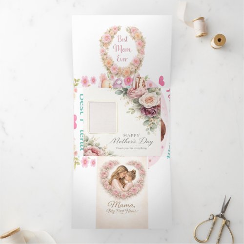 Versatile Modern Design — Stylish Home & Gift Coll Tri-Fold Invitation