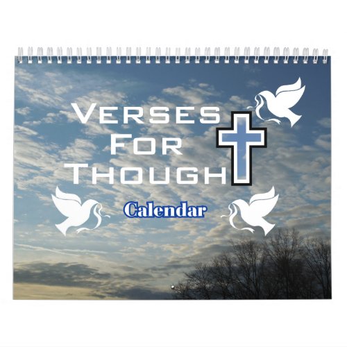 Verses For Thought KJV Bible Verse Calendar