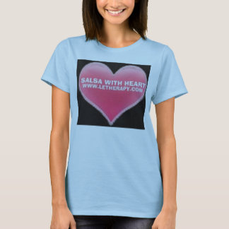 Version 2 SALSA WITH HEART T-SHIRT