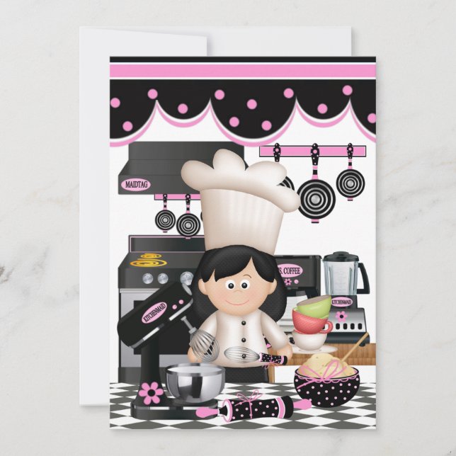 Version 7 Culinary Recipe Cards / Invitation - SRF (Front)