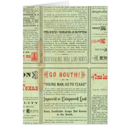 Verso State of Texas Cards (Front)