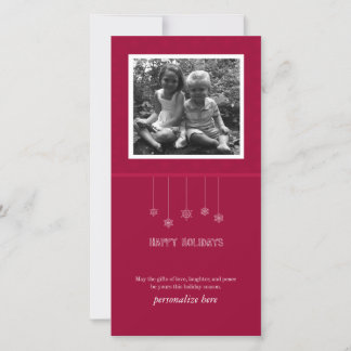 Vertical 1-photo card