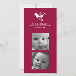 Vertical 2-photo card