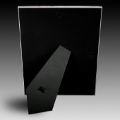 Vertical 9x12 Frameless Acrylic Photo Plaque (Back with Easel)