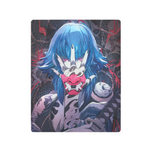 Vertical anime girls 8"x 10" Metal Wall Art