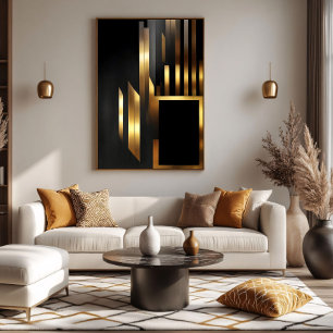 Vertical Art Deco Elegance Poster