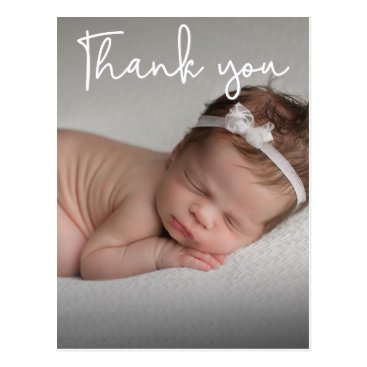 Vertical Baby Birth Announcement and Thank You Postcard Vertical Baby Birth Announcement and Thank You Postcard