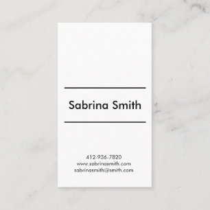 Vertical black and grey minimalist business card