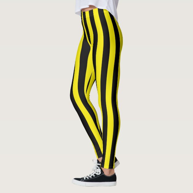 Yellow Black Pin Stripe Womens Leggings, Vertical Stripe Leggings, Plus  Size Leggings, Yoga Pants, Teen Leggings - Etsy Canada