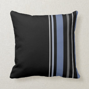 16x16 Multicolor Grey & Gold Publishing Modern Stripe Pattern Blue Mint & Pastel Pink AEW641 Throw Pillow