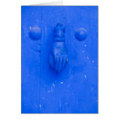 Vertical Blue Door Knocker (Front)