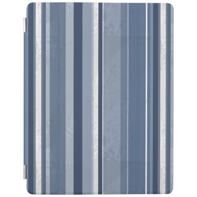 Vertical Blue Stripes iPad Smart Cover (Front)